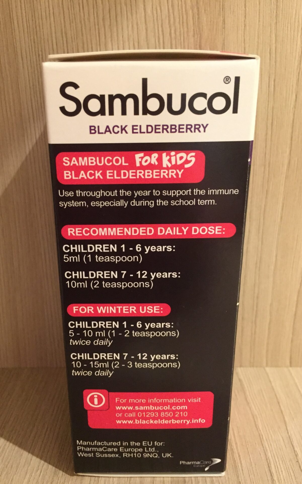 SAMBUCOL BLACK ELDERBERRY LIQUID FOR KIDS