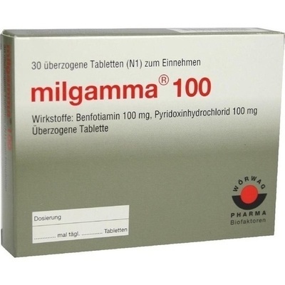 MILGAMMA 100 MG (VITAMIN B1 & B6), 30 таблеток