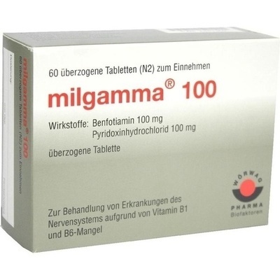 MILGAMMA 100 MG (VITAMIN B1 & B6), 60 таблеток